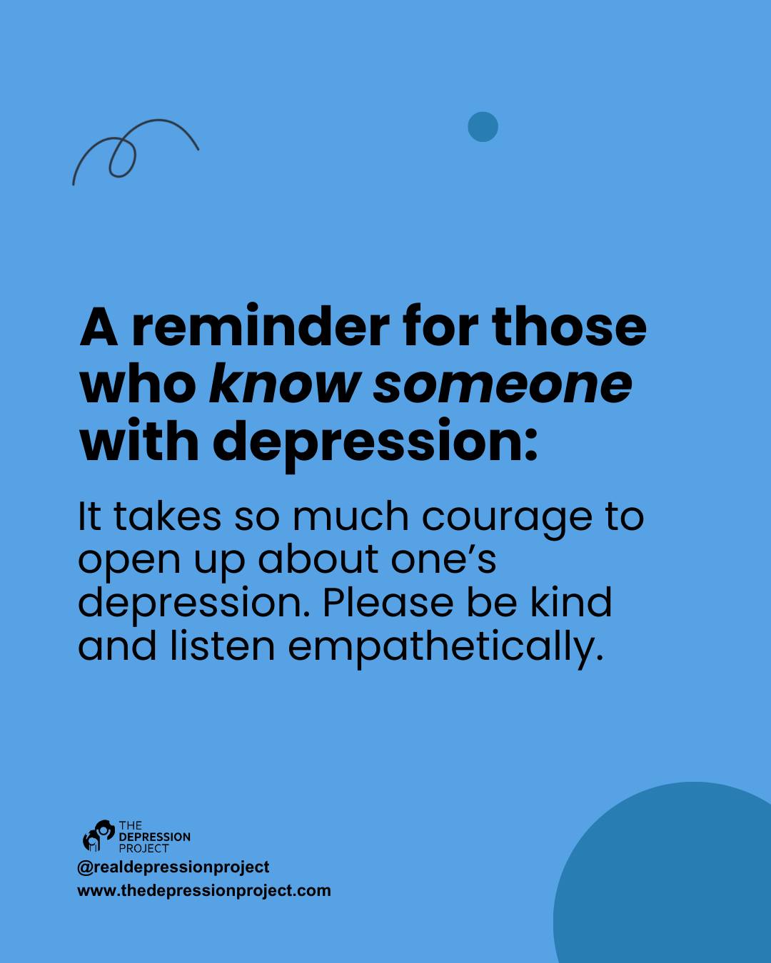 The Depression Project added a... - The Depression Project