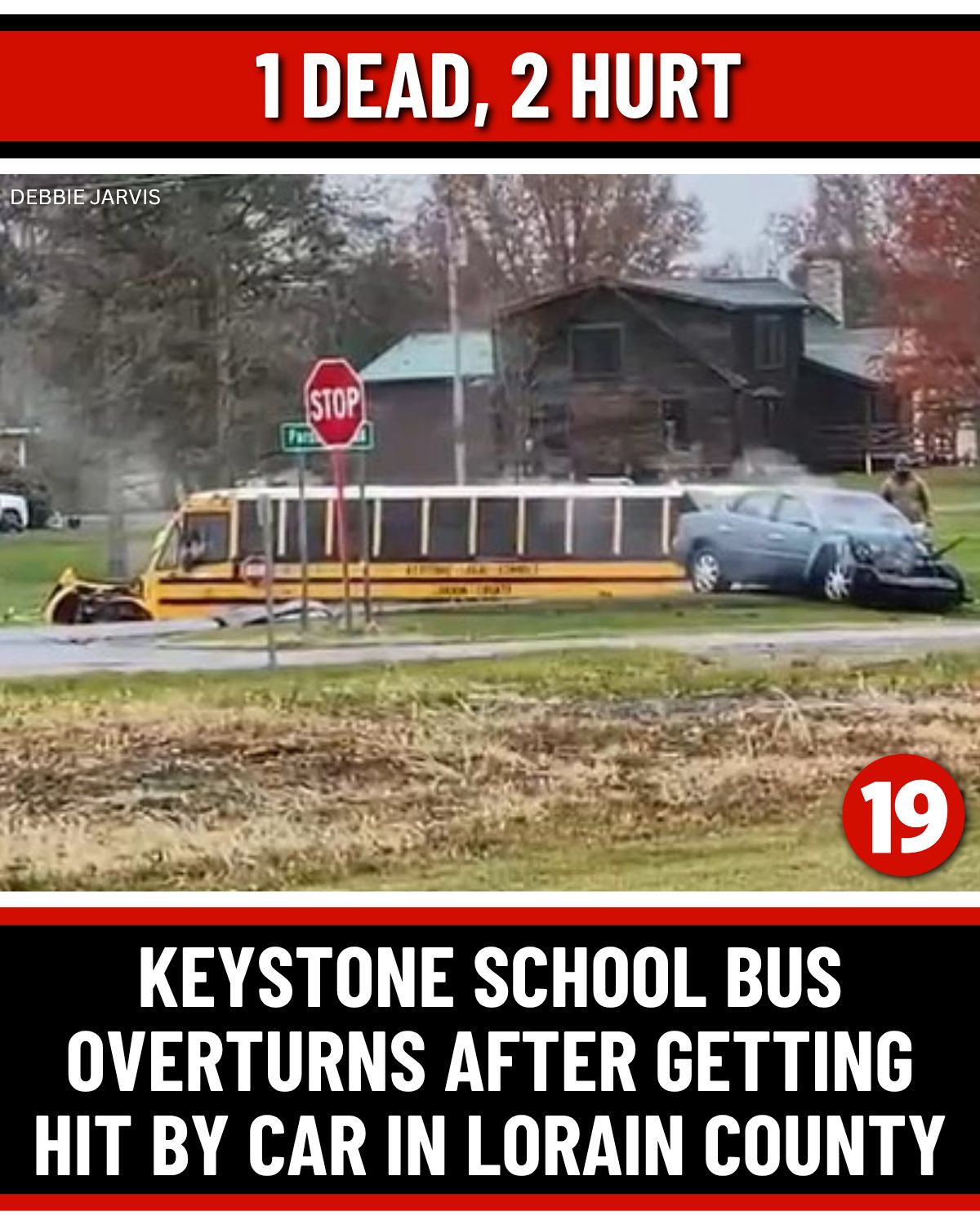 Cleveland - The bus from Keystone Local School District overturned ...