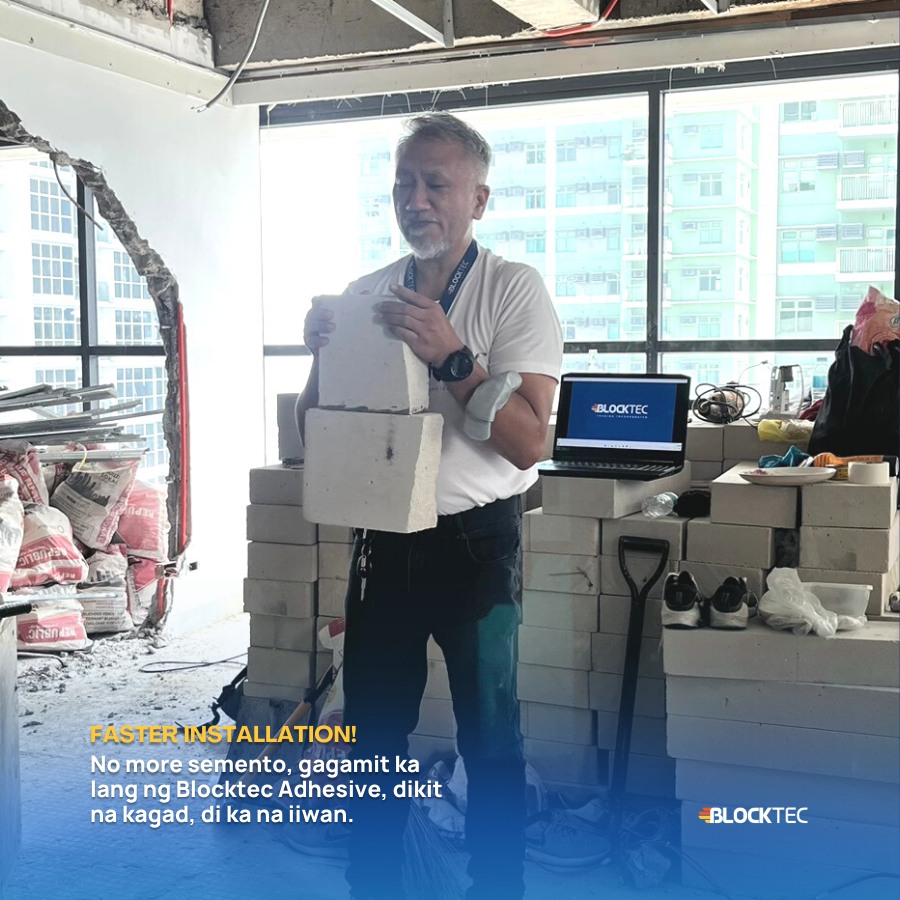 Blocktec - Using Blocktec AAC, no more buhos ng semento...