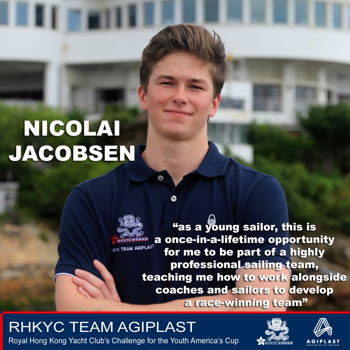 Agiplast - Meet one of the sailors of the RHKYC Team Agiplast. | Facebook
