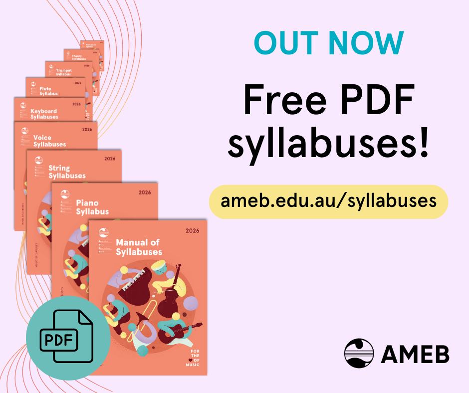 AMEB - 📢 2026 AMEB Syllabuses – Out Now! Great news for teachers ...