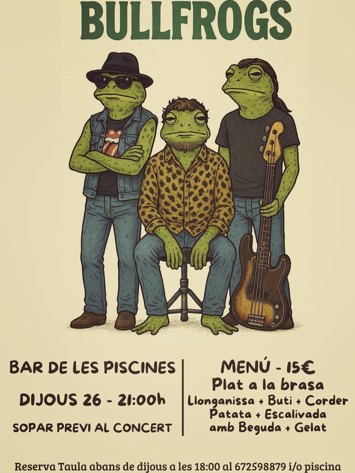 Bullfrogs RockBand | Mollerusa