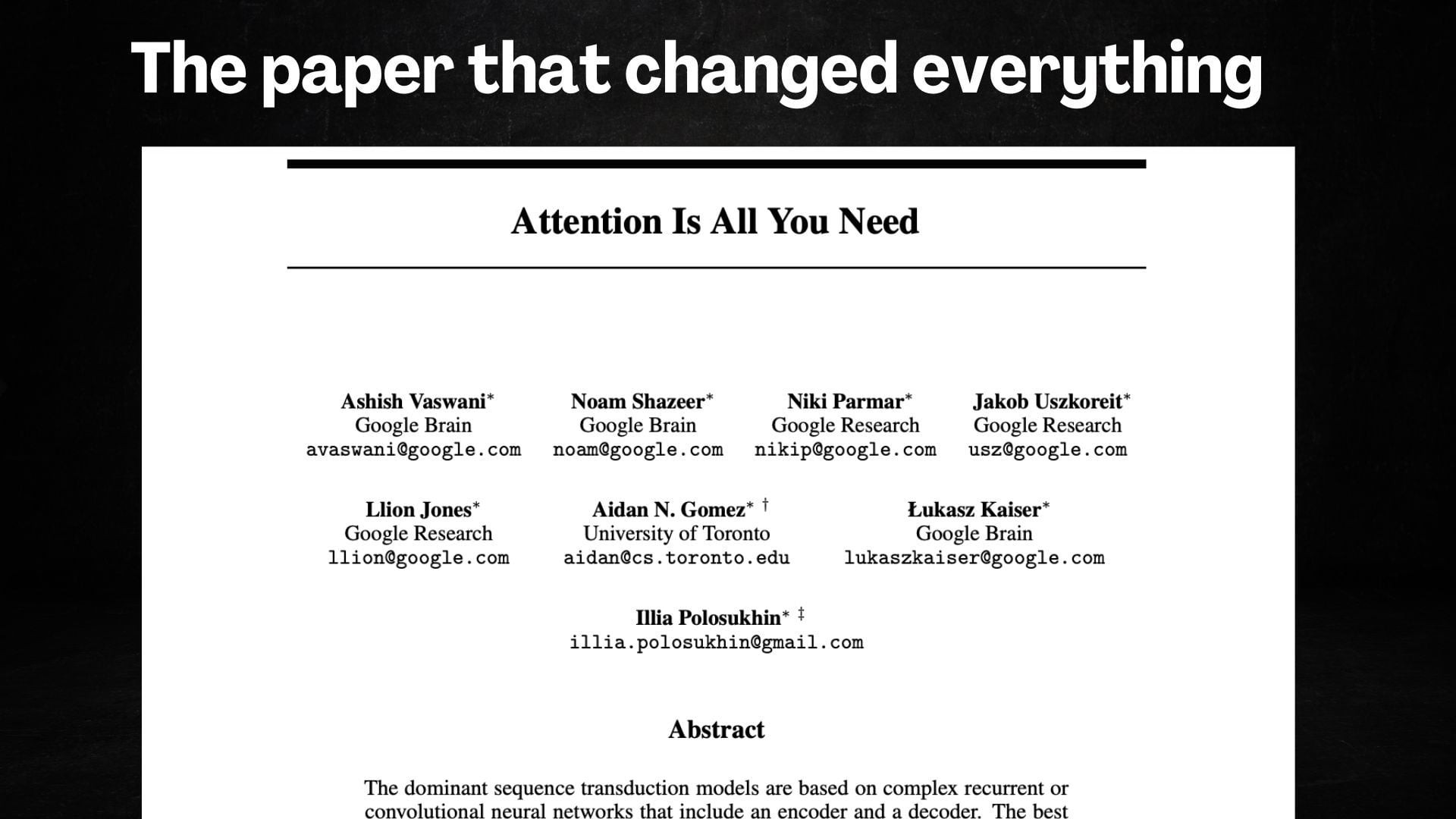 Việt - Paper AI quan trọng nhất trong 10 năm qua: Attention is all you ...
