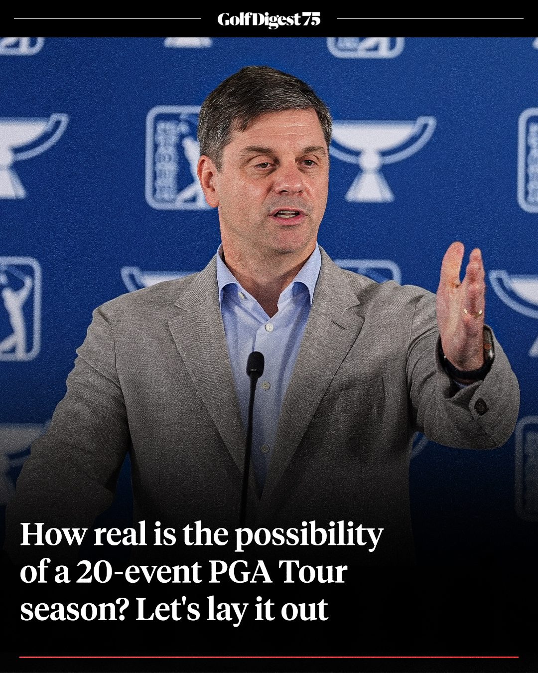 Golf - News emerged last week about the possibility of the PGA Tour ...