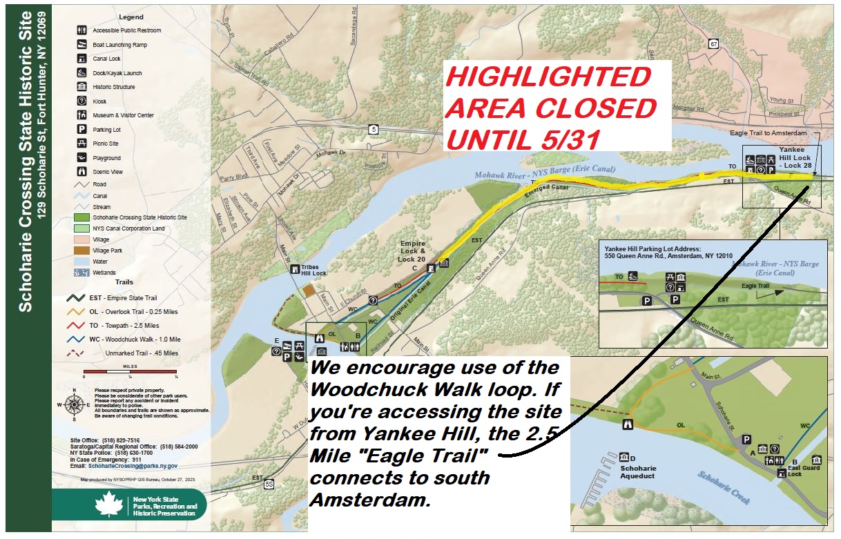 Schoharie - 📣 The Towpath Trail from Empire Lock to Yankee Hill will be ...