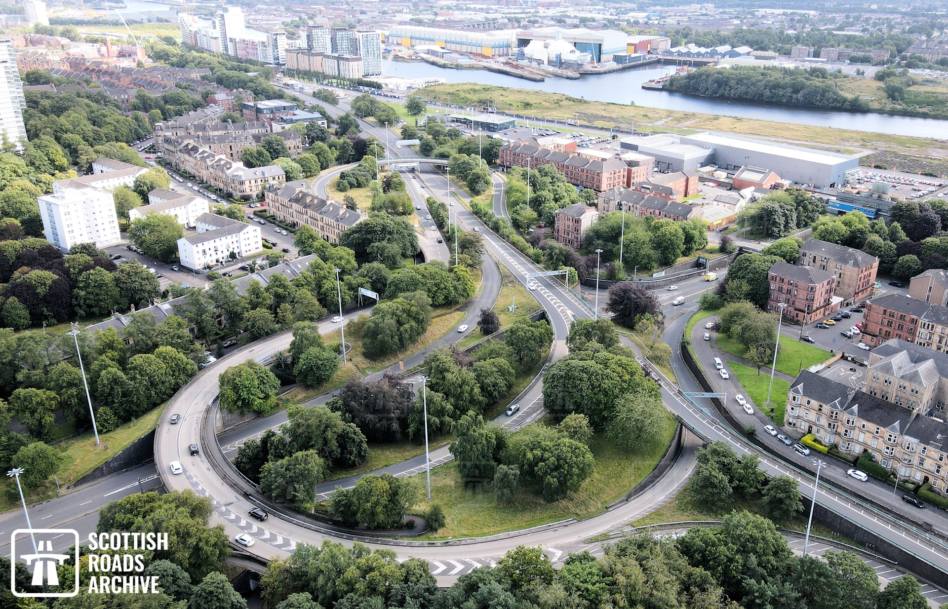 Scottish - How about a drone pic? 🛣 This is the fantastic Whiteinch ...