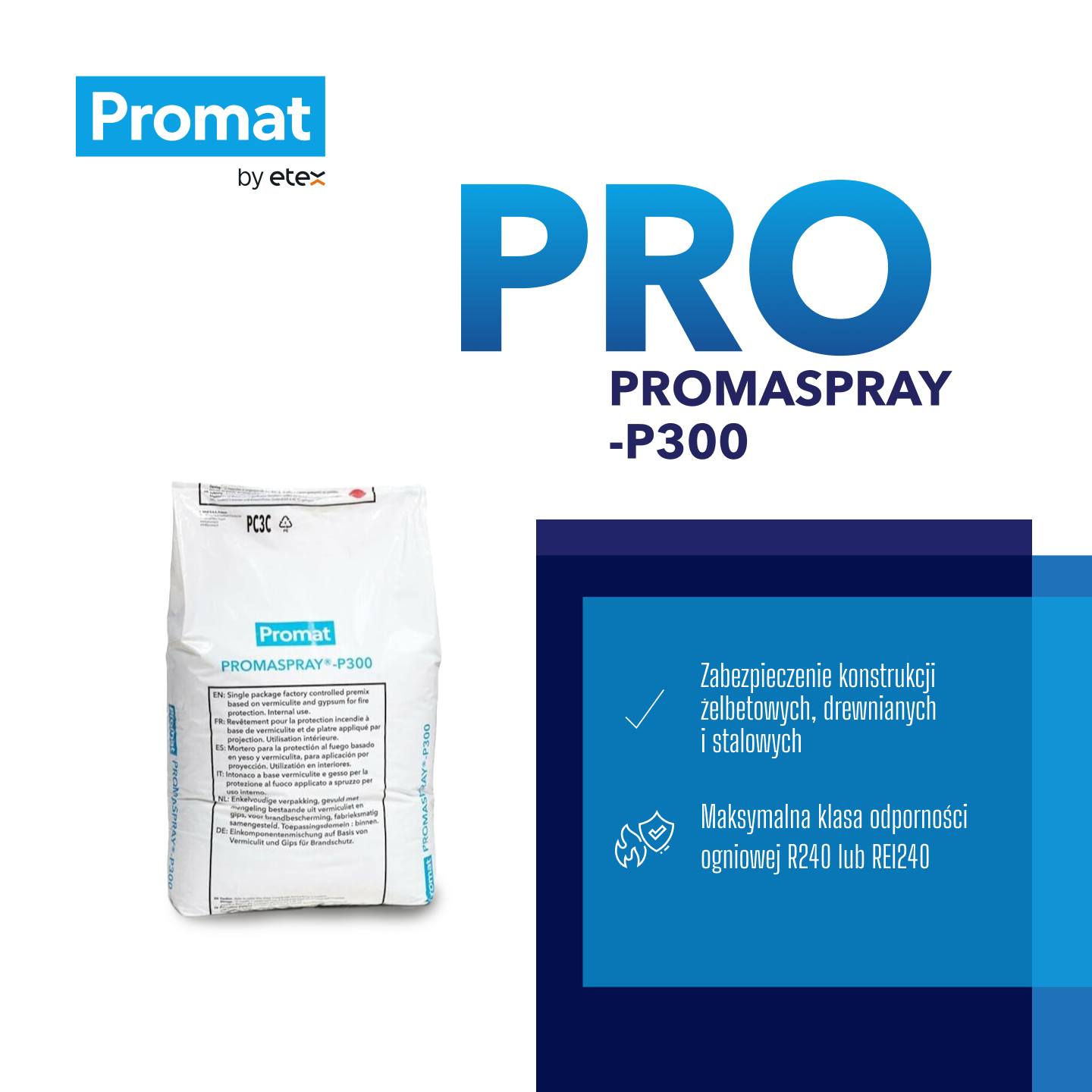 Promat - PROMASPRAY®-P300 to lekka zaprawa ogniochronna na bazie ...