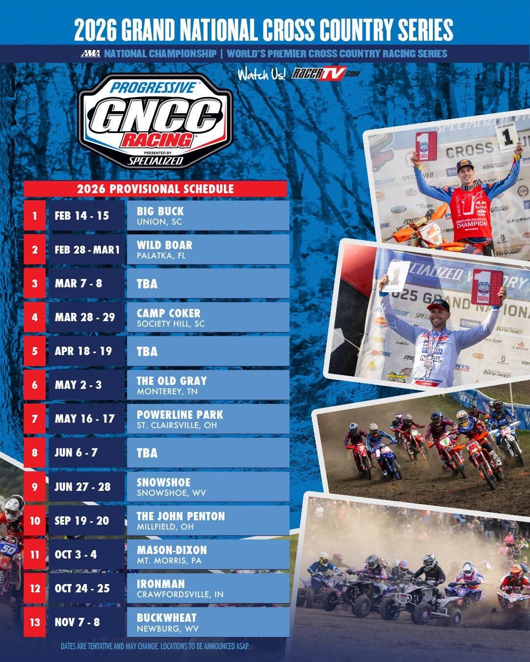 Wow big changes for GNCC 2026... - Sean Stratton Racing | Facebook