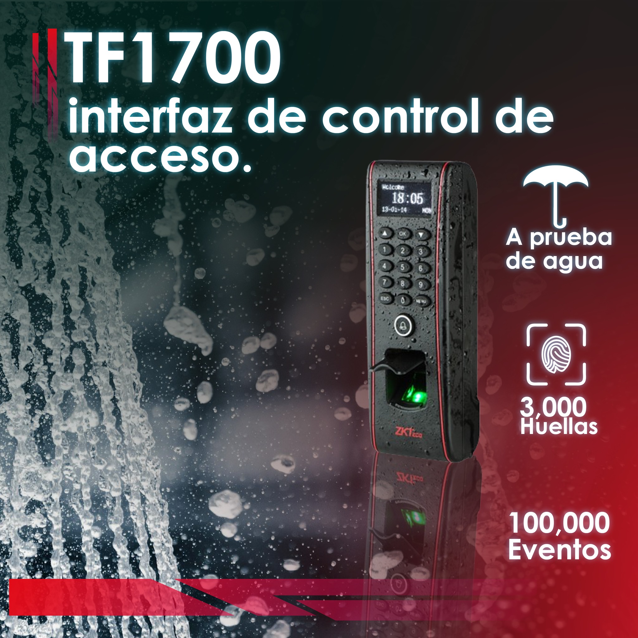 Espartimp - TF1700 es una de las terminales biométricas IP más ...