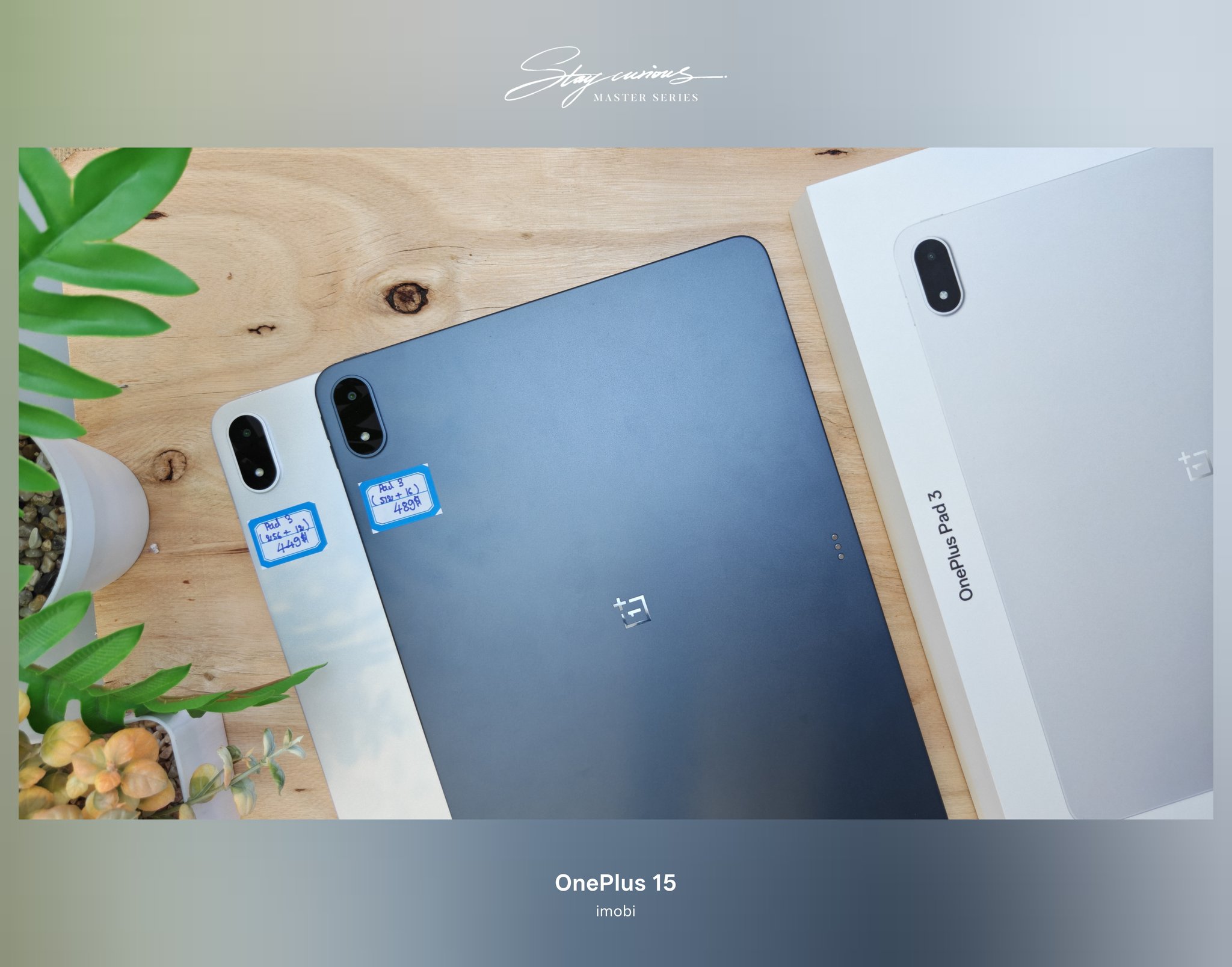 OnePlus Pad 3 Global [១ទឹក] Ram12gb+256gb : $449 | Ram16gb+