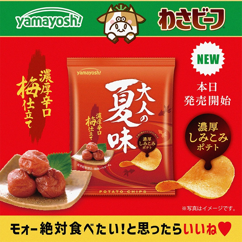 📣本日発売 好評につき今年も登場‼️ ＼ 「#大人の夏味濃厚辛口梅