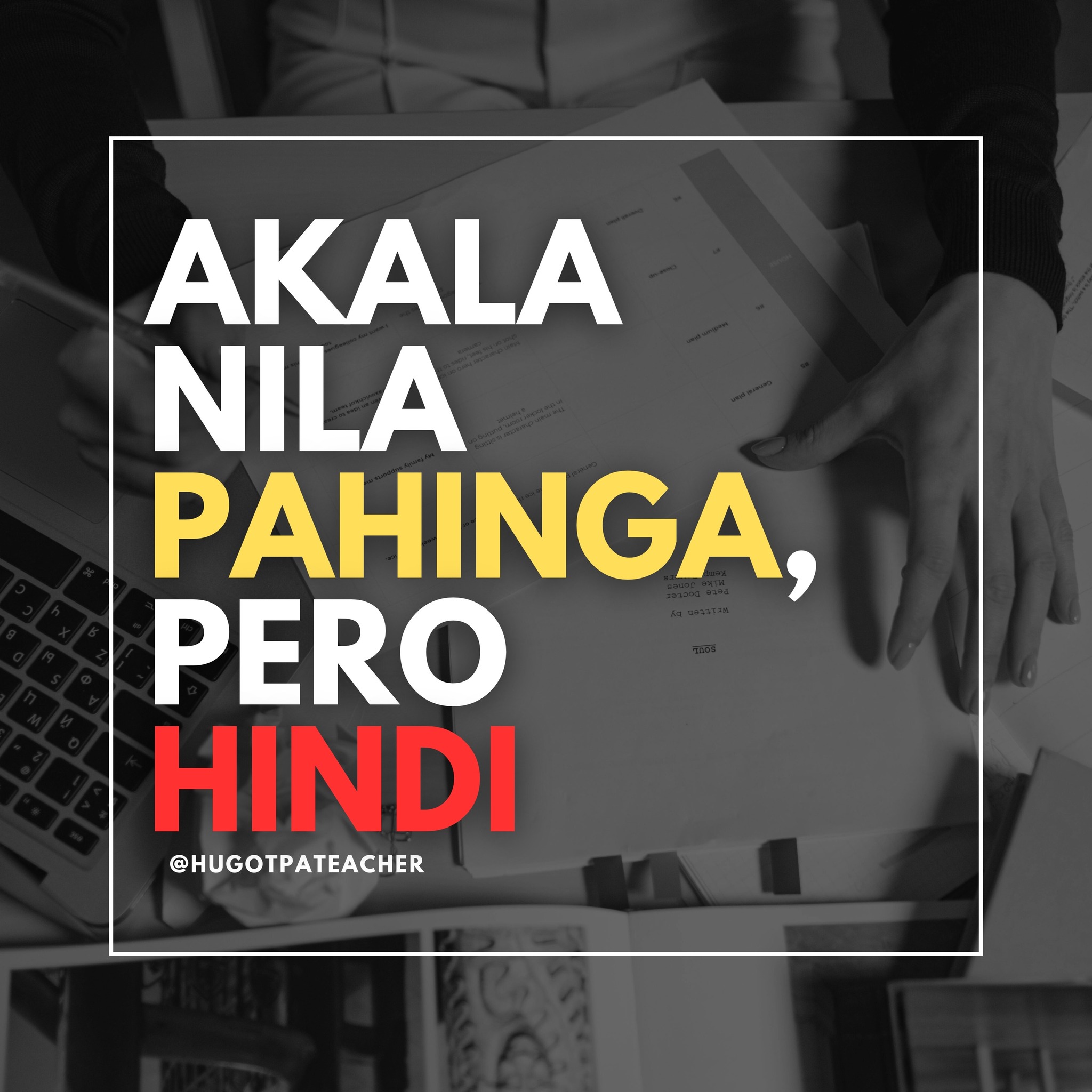 Hugot - Akala Nila Pahinga, Pero Hindi Ang akala ng iba, kapag wellness ...