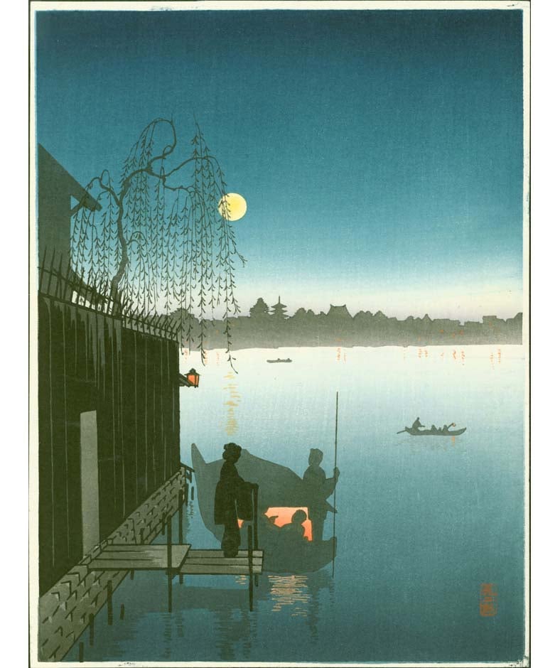 Inagaki Toshijirō (稲垣 稔次郎, 1902-1963), 加茂川の盛夏 Kamogawa