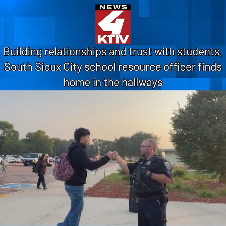 KTIV - Officer Van Berkum, the School Resource Officer at South Sioux ...