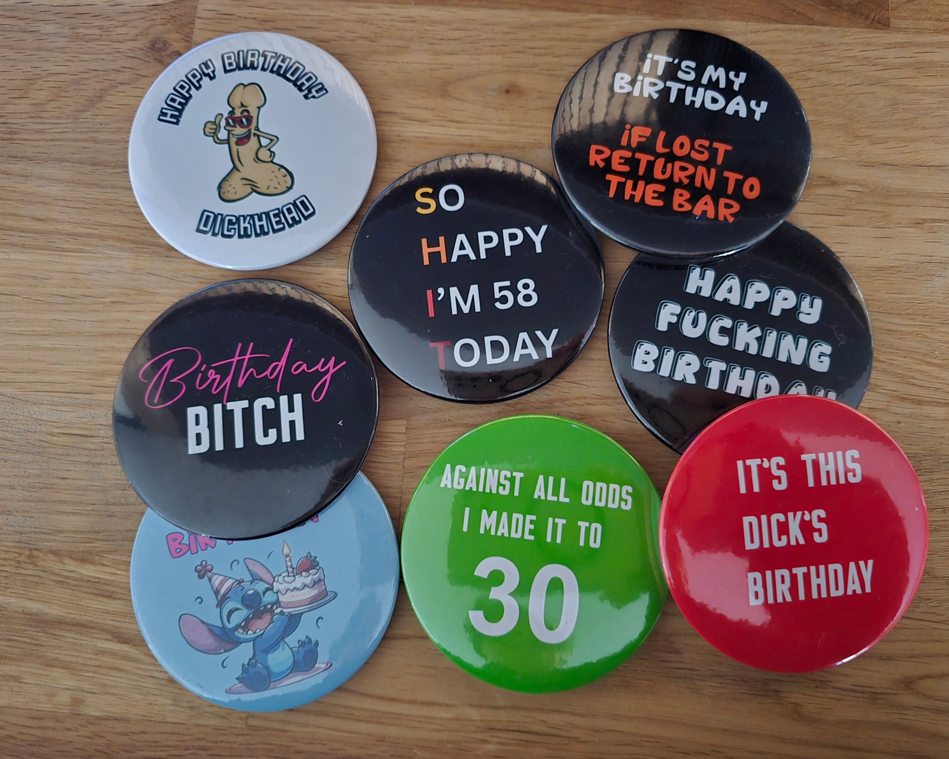 Hug - Pleased to announce that we can now do personalised badges in ...