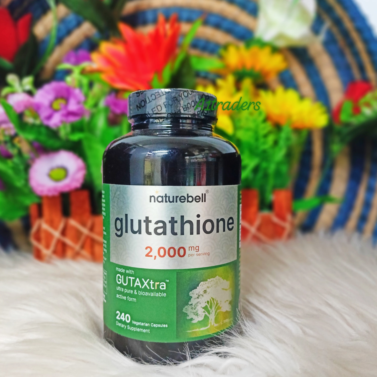 naturebell glutathione supplement 2000mg Your daily dose of radiance 🌟 with GUTAXtra™ – ultra pure & bioavailable form! ✓ Promotes skin brightening & even tone ✓ Supports liver detox & overall wellness ✓ Buy GHK-Cu 50mg Online Trans Asian Size:50g