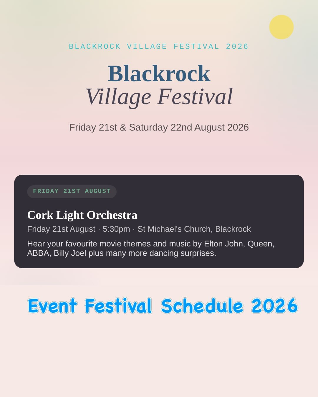 Blackrock Village Festival 2026