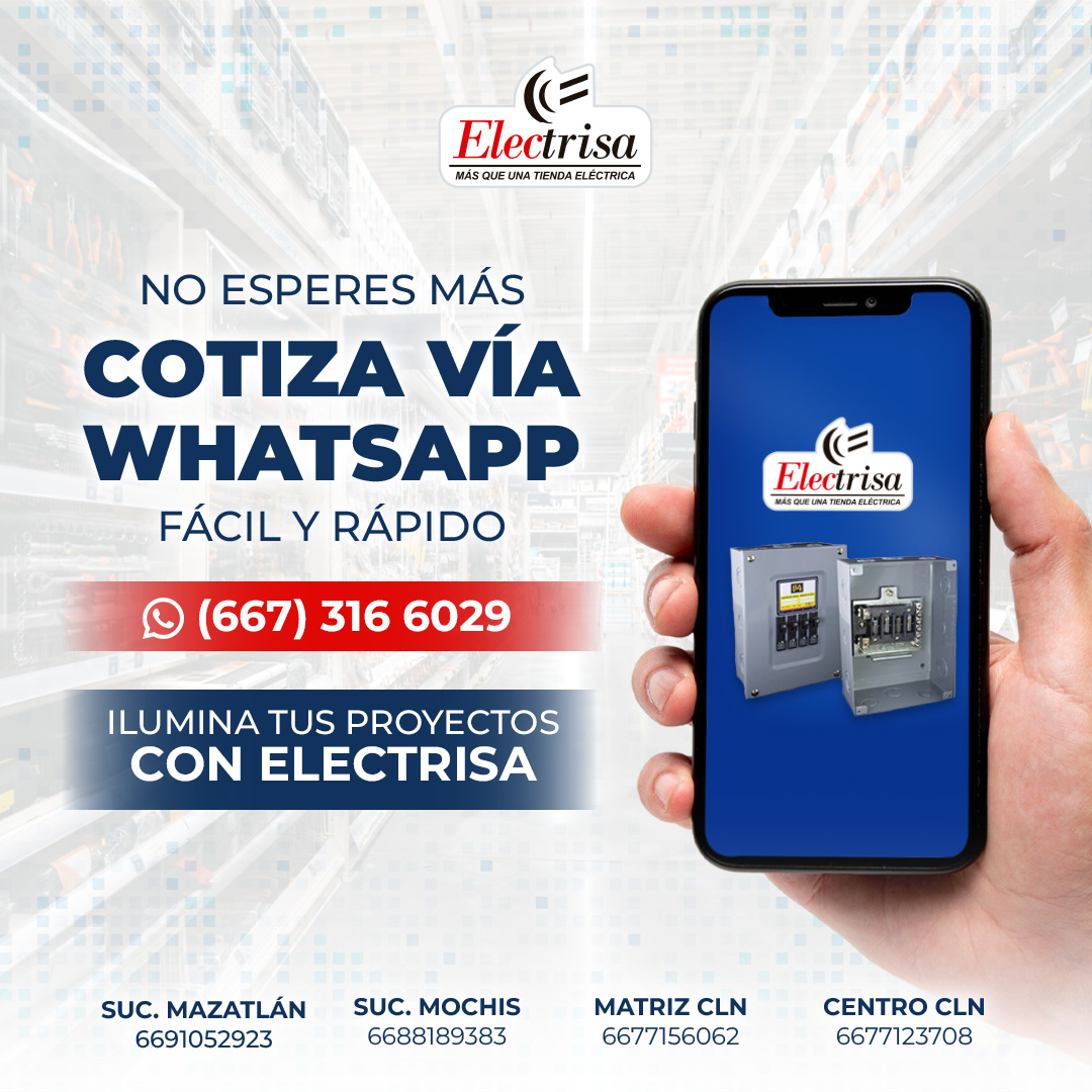 Electrisa - ¿Vas a construir y necesitas la mejor calidad en material ...