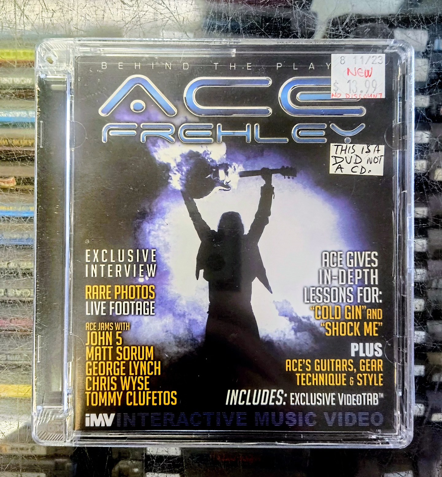 ミュージック Aces dvd NEW ARRIVAL!!! Check out this awesome ACE FREHLEY DVD available