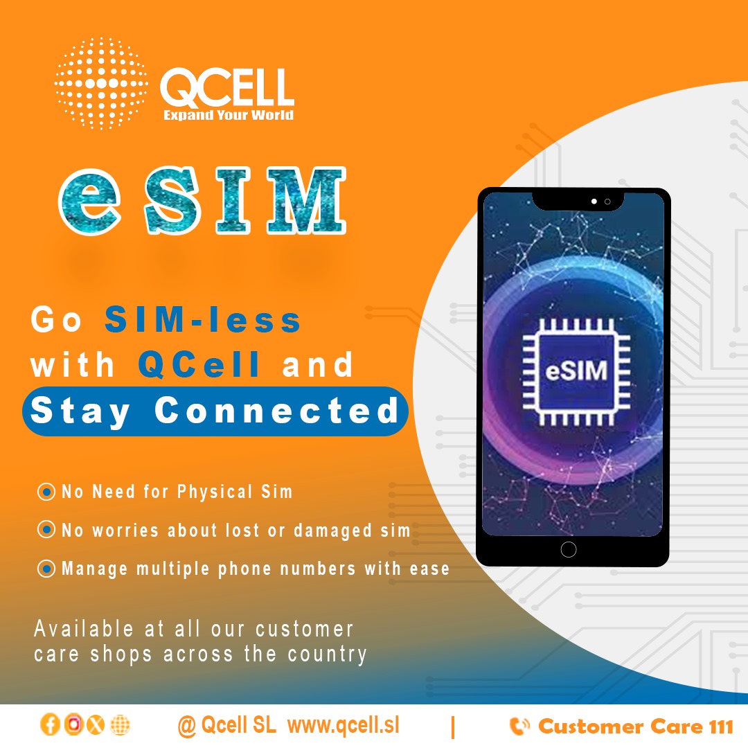 QCell’s E-SIM allows you to... - QCell Salone Pride | Facebook
