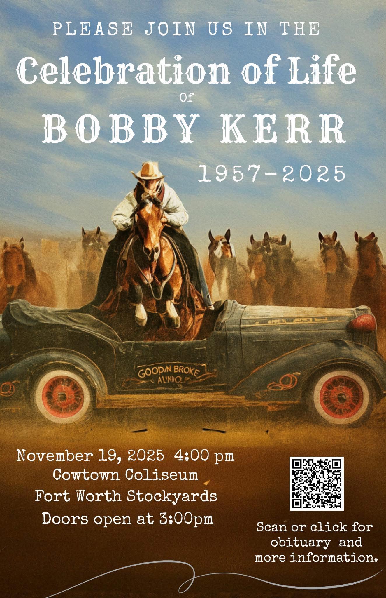 Bobby Kerr - One week until we gather to celebrate Bobby.... | Facebook