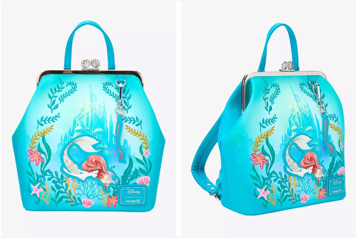 ariel loungefly mini backpack Disney Ariel Princess (US Exclusive) Cosplay Mini BackpackThis backpack is an officially licensed Disney product. Loungefly Disney Little Mermaid Ariel