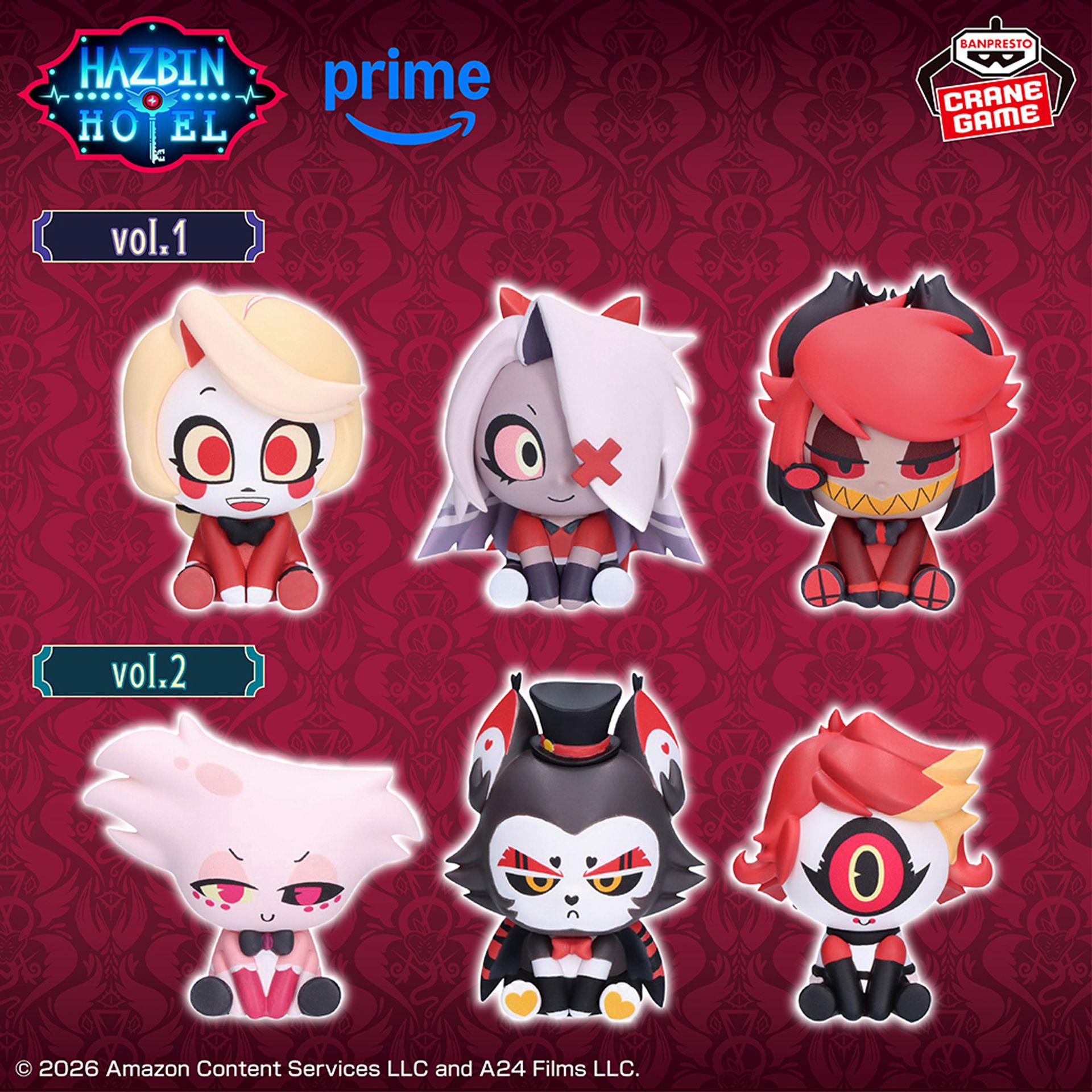 😈 The Hazbin Hotel Mini Collection Vol. 1 and 2 figurines are