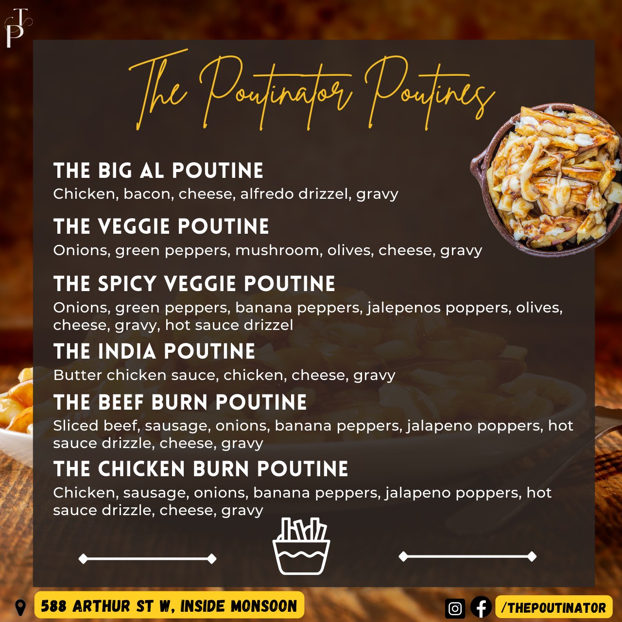 The Poutinator - MENU ALERT 🤩🥳 We have 15 types of...