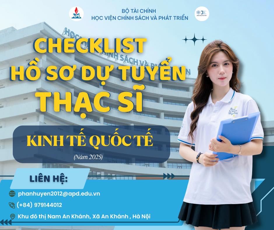 👉 CHECKLIST HỒ SƠ DỰ TUYỂN... - Khoa Kinh Tế Quốc Tế - APD | Facebook