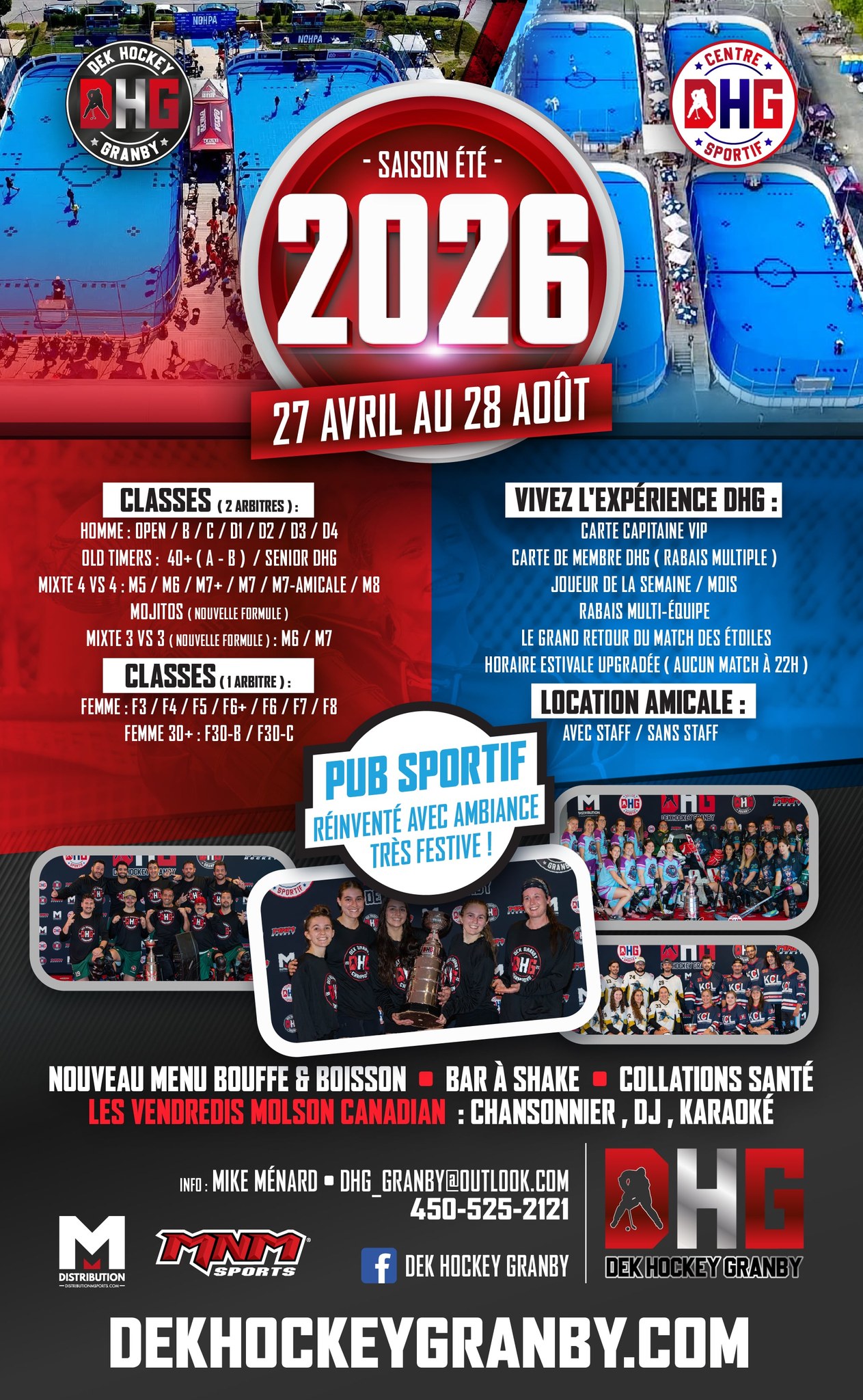 🚨 65 ÉQUIPES EN 10 JOURS 🤩🔥 Le... - DHG - Dek Hockey Granby | Facebook
