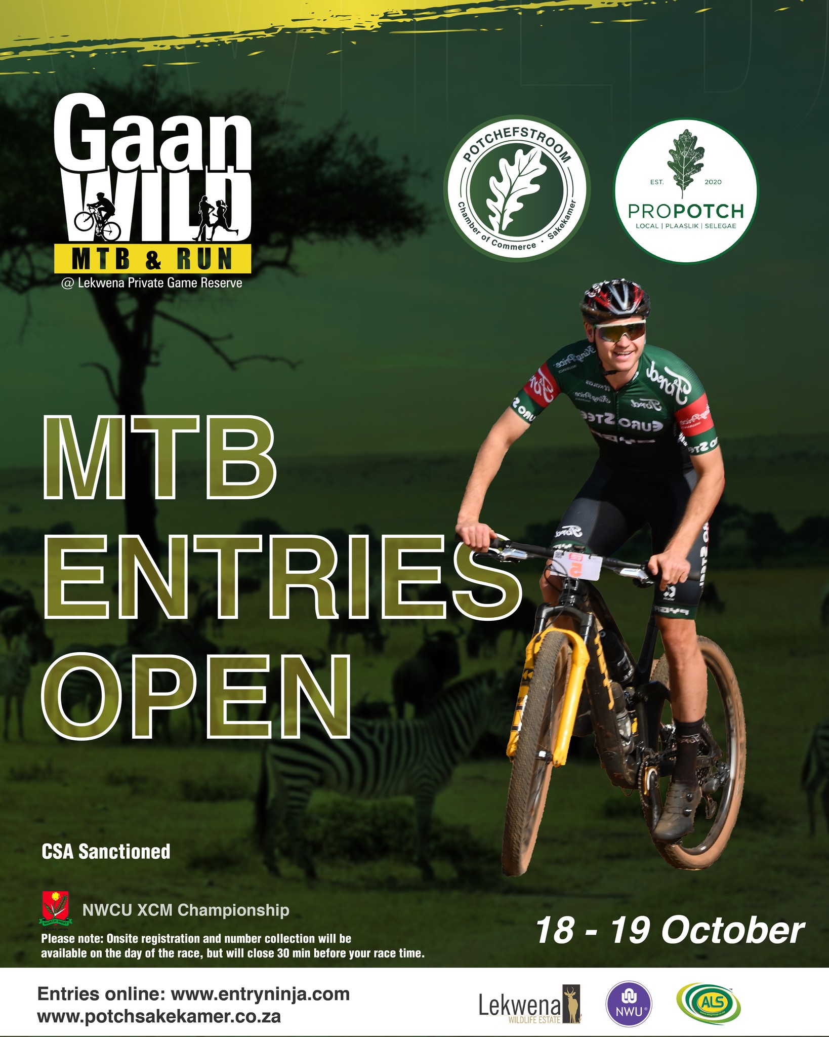 Potchefstroom - Calling all adrenaline junkies! 🚵‍♂️ The Gaan Wild MTB ...