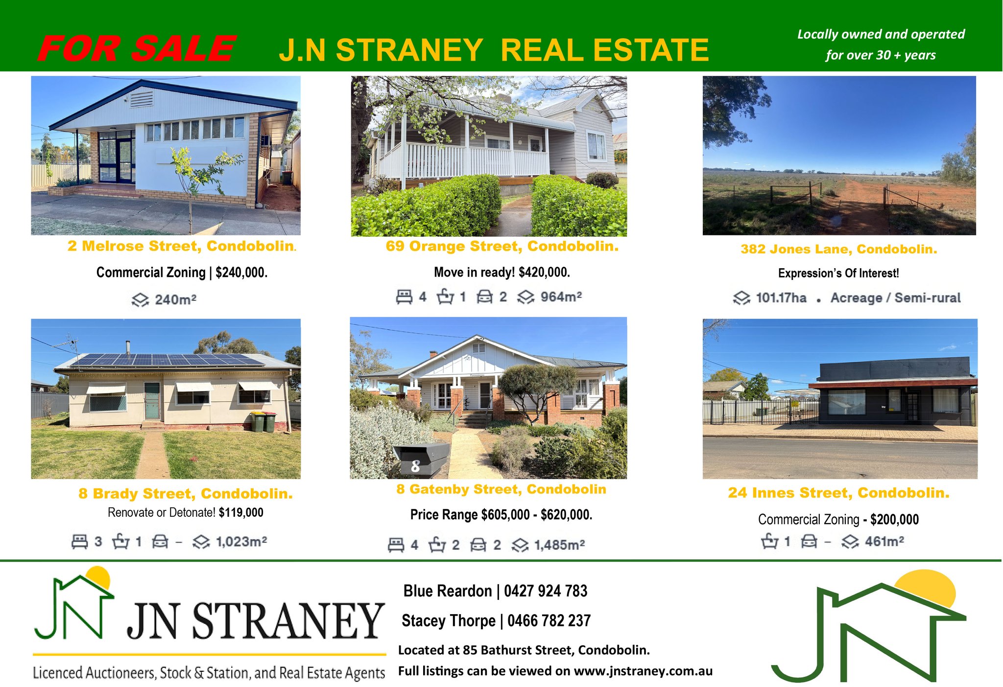 The Condobolin - JN Straney - FOR SALE | Facebook