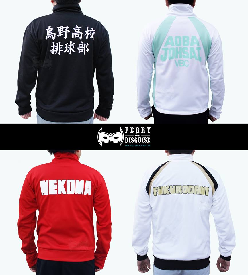 Perry in Disguise - More of Haikyuu!! for you! Check out the albums  attached for our team inspired jackets. Hoodie versions are also available  at our shop! Send us a private message