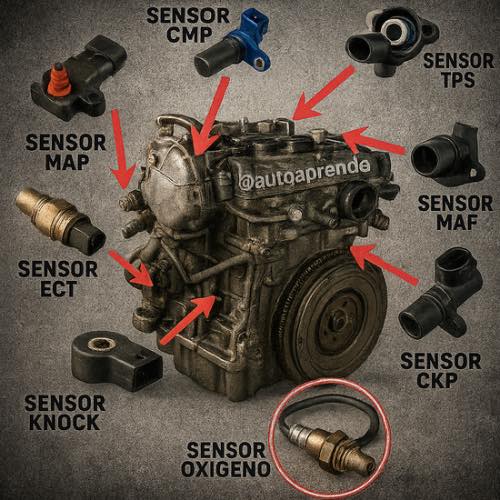 Auto - 😲¿Sabías que tu motor está lleno de sensores que trabajan juntos ...