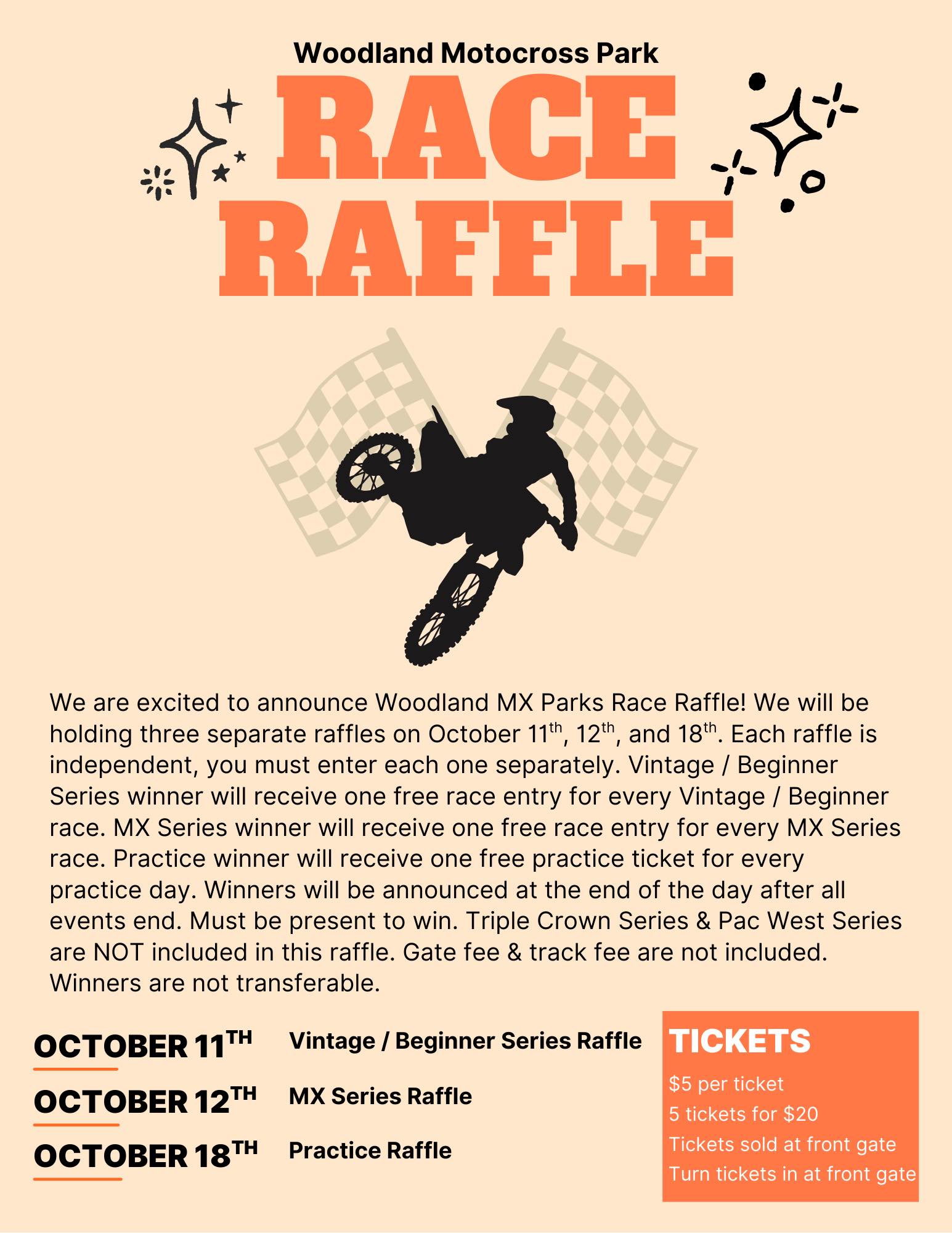 Anyone feeling lucky?? Because... - Woodland Motocross Park | Facebook