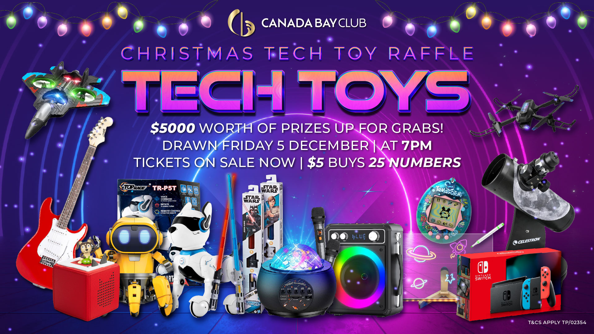 Christmas Tech Toys Raffle