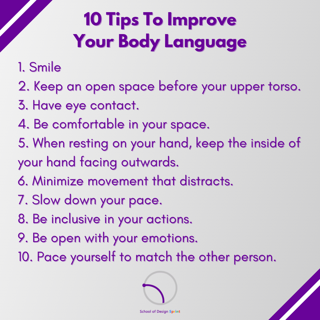 Design - 10 Tips To Improve Your Body Language ................ PM ...