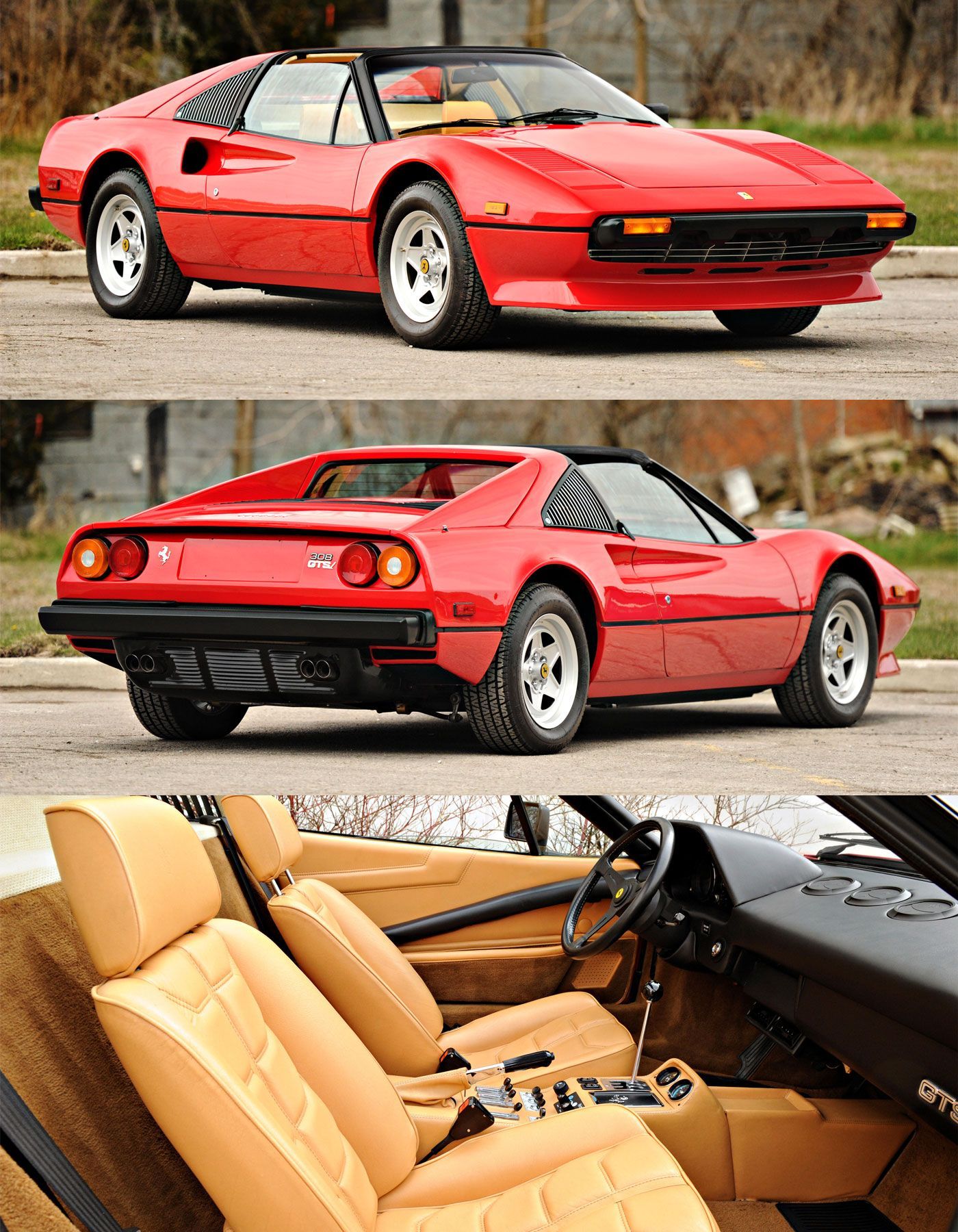 1981 Ferrari 308 GTSi (by Pininfarina) This Italian sports car 