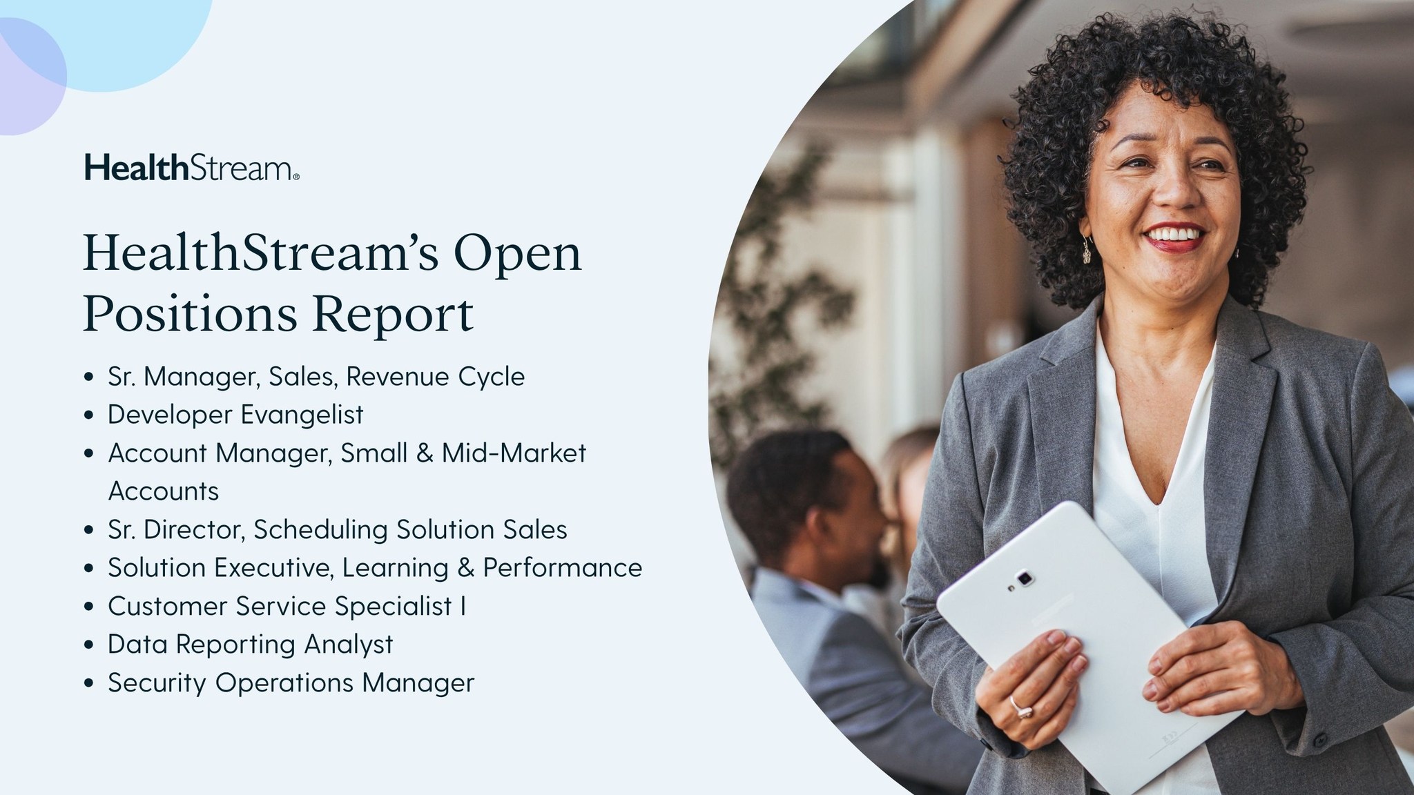 HealthStream - 💼 We’re Hiring at HealthStream! 💼 Join us in our mission ...