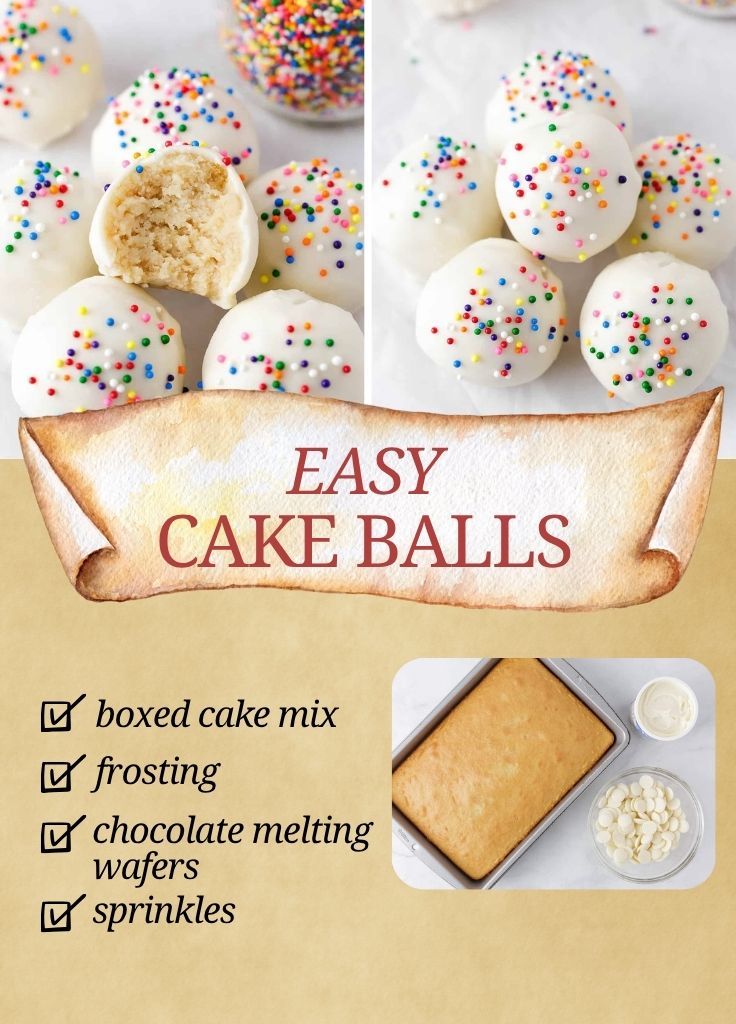 I Heart - Quick and easy cake balls made with just 3 ingredients ...