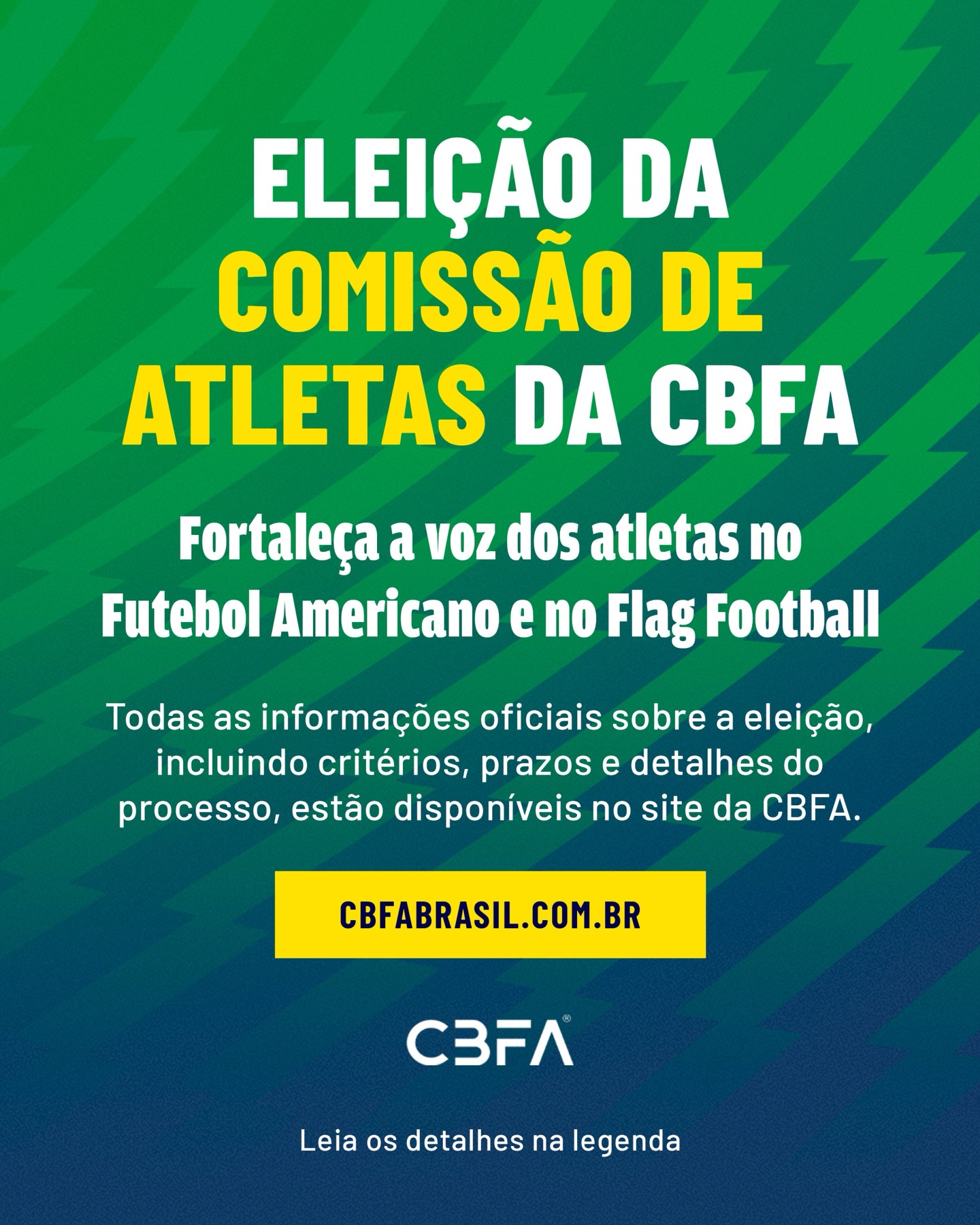 CBFA - 🔥 Abertas as inscrições para a Eleição da Comissão Nacional de ...