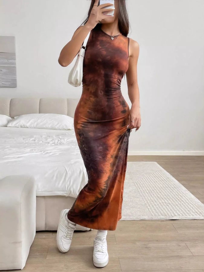 tie dye maxi dress bodycon Tie-dye for sale Kendra Velvet Maxi Dress pdp_merge_tall-high-waist-flare-dress-pant-mustard Color:French Blue Posey dye pattern adds a