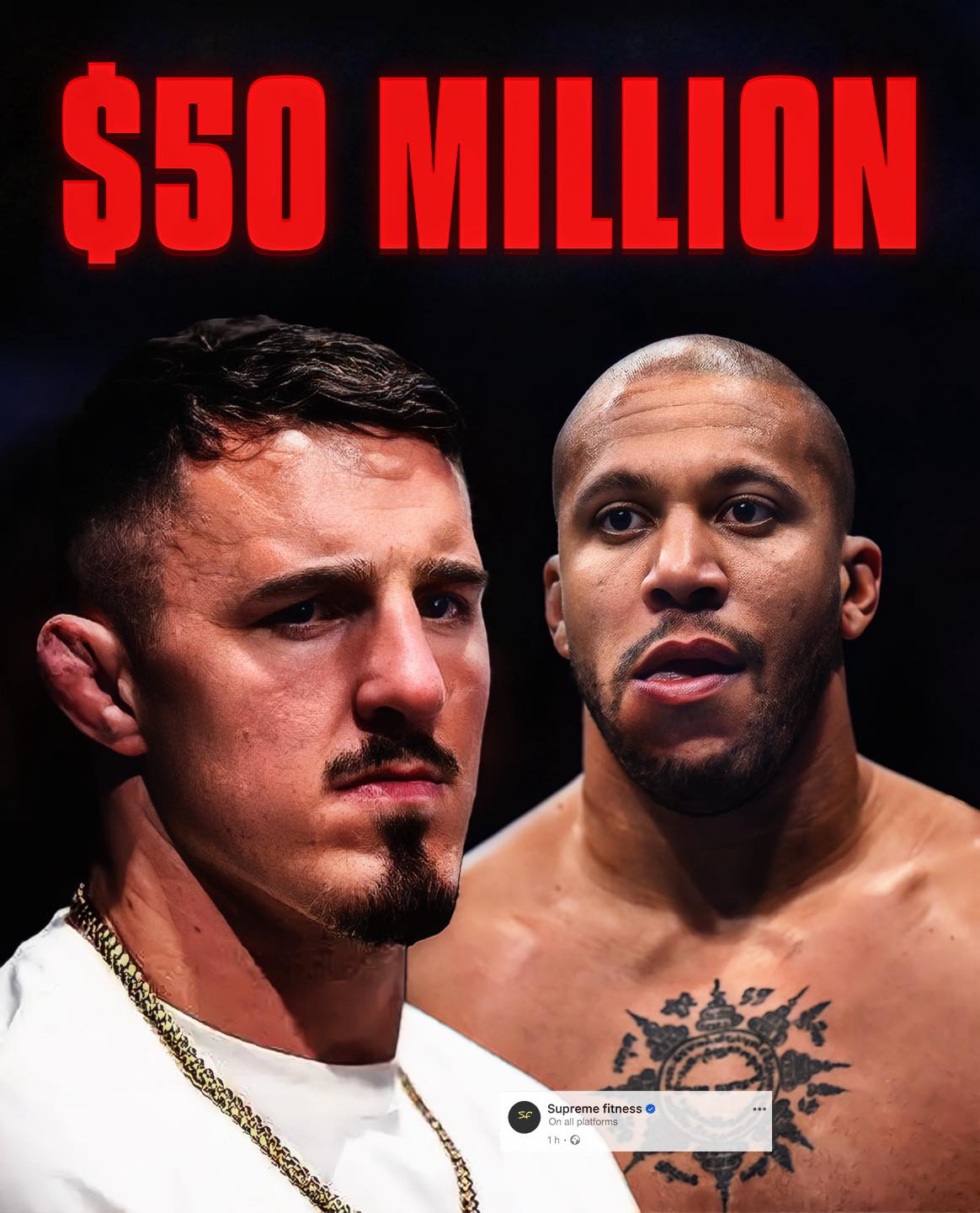Supreme - Tom Aspinall insists he wouldn't film a $50 million Netflix ...