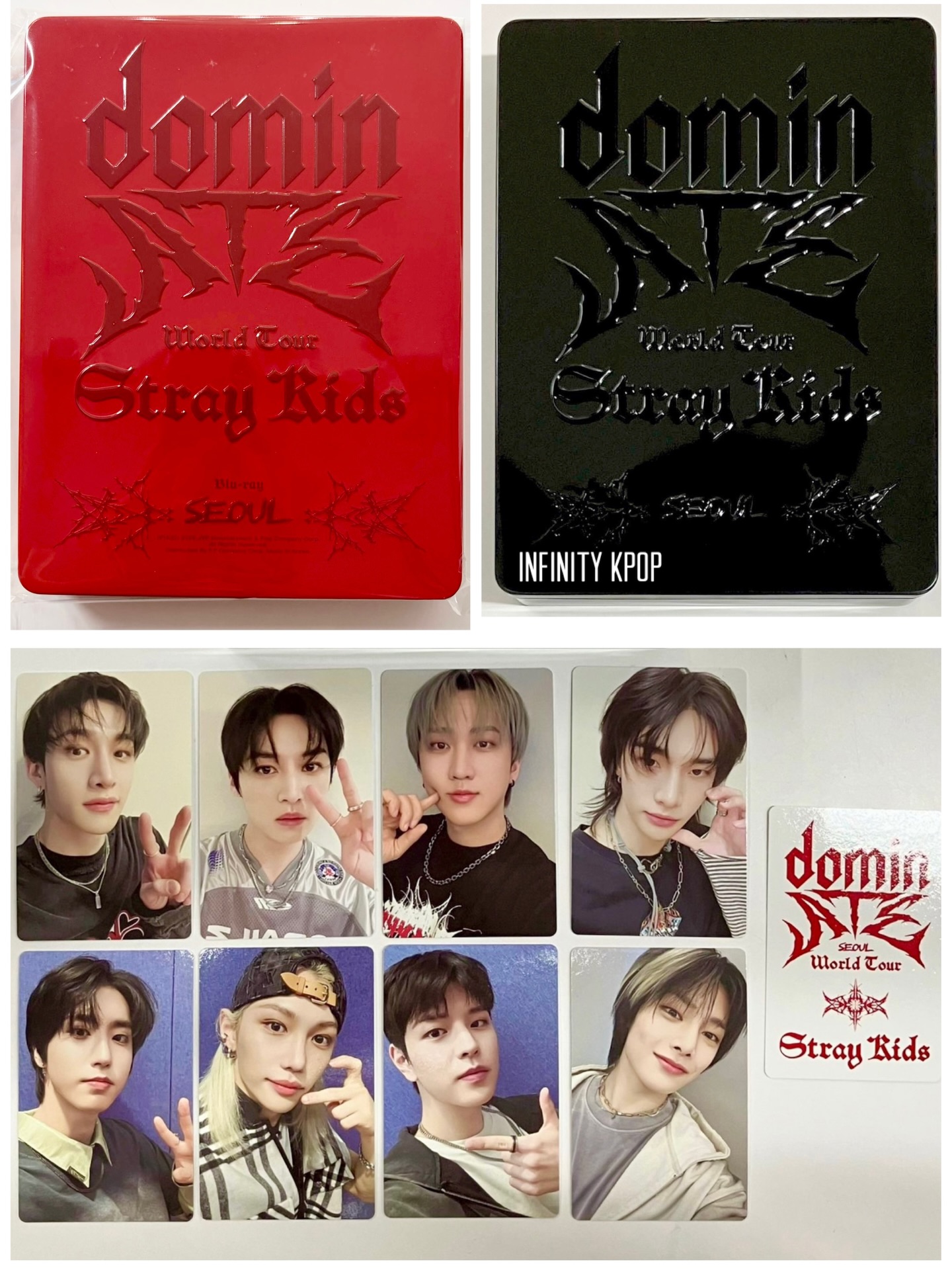 dominATE SEOUL Blu-ray　トレカ　StrayKids Stray Kids [DominATE] Seoul DVD + Full set Photocard Blu-ray +