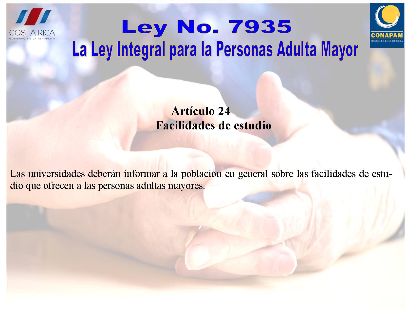 Gente Mayor CR - Igualdad de oportunidades para la Persona...