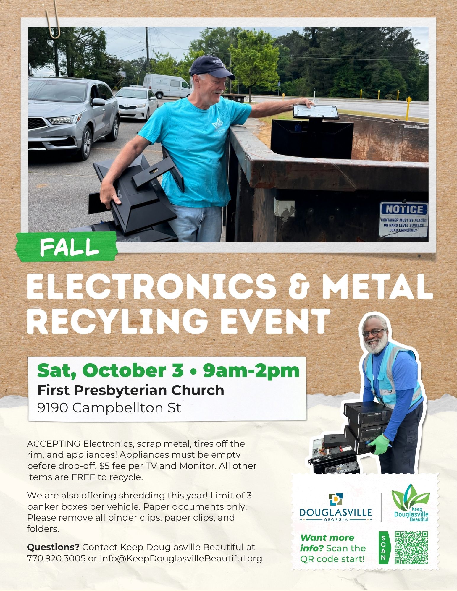 Fall Electronics & Metals Recycling Event
