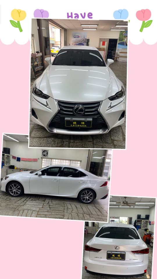 今天是Lexus系列。 - 統領汽車大樓隔熱紙，大新竹地區建築隔熱紙服務中心