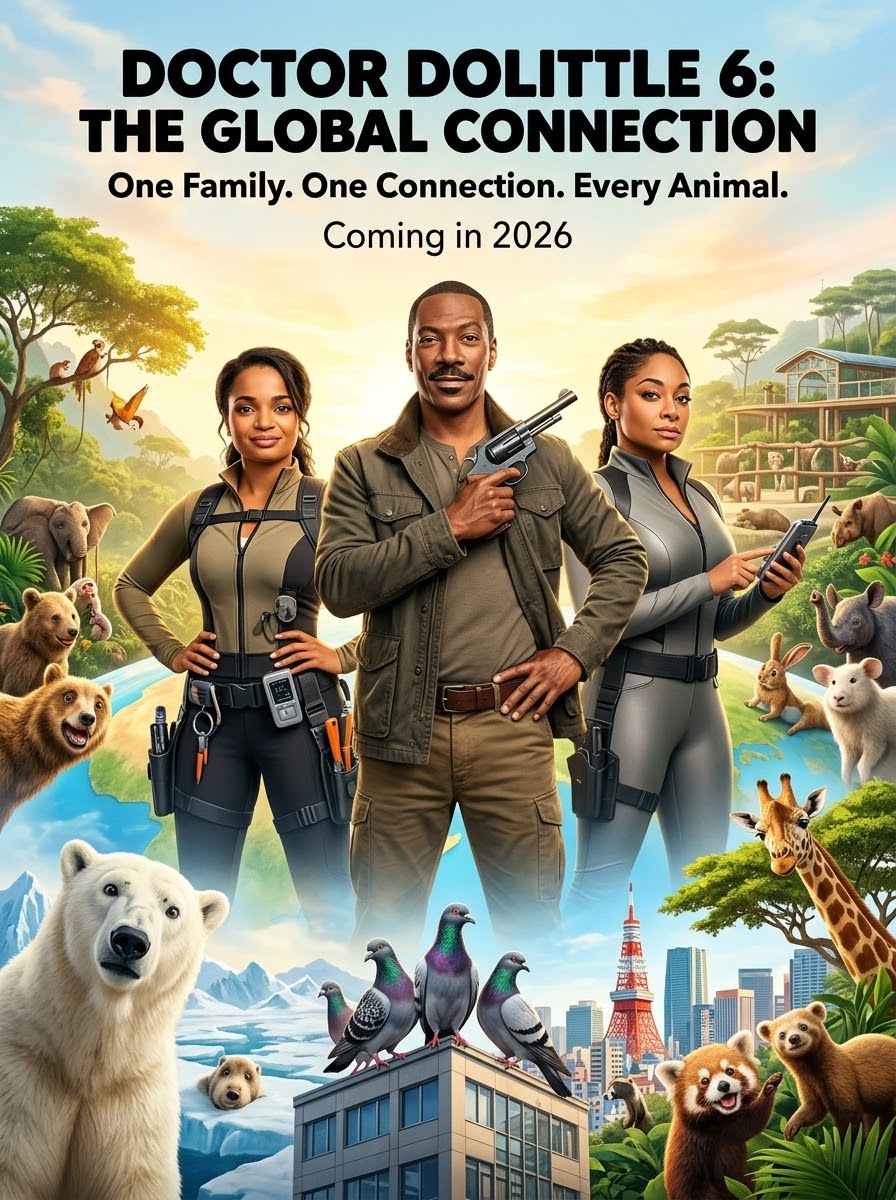 🎬 Doctor Dolittle 6: The Global Connection (2026) 👉 Eddie Murphy