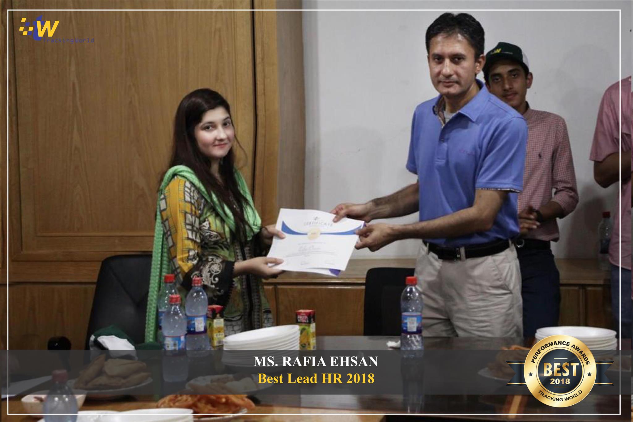 Tracking World - Ms. Rafia Ehsan is one of the Best...