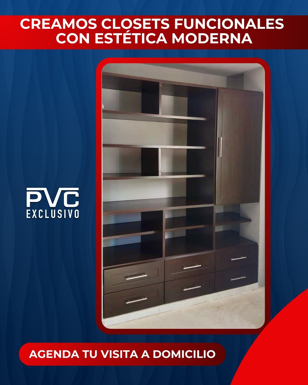 PVC - ¡Elige tranquilidad con closets de PVC! 🔥Creamos closets ...